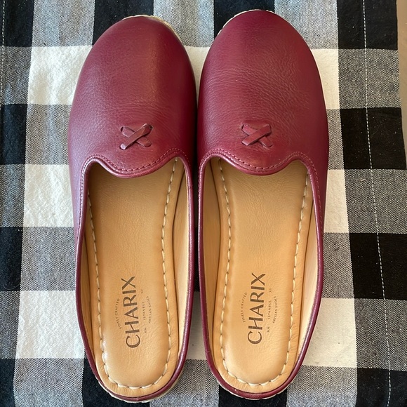 charix Shoes - Charix Bordeaux Mules